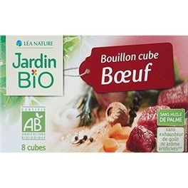 Jardin Bio Cubes de Viande Sans Huile de Palme 8x10g