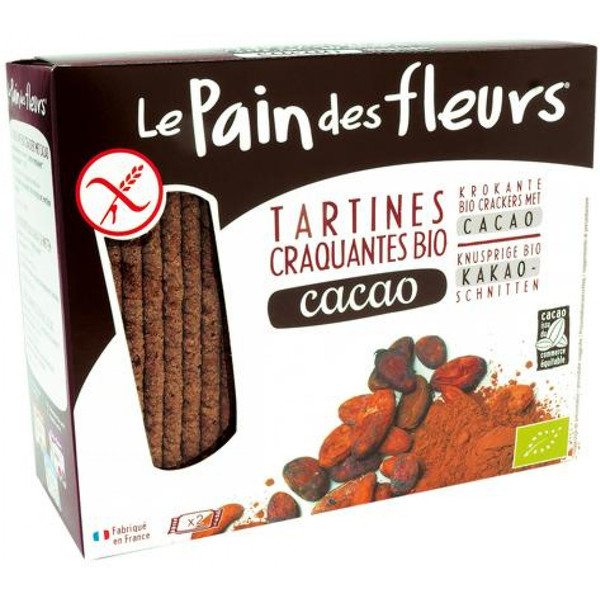 Le Pain Des Fleurs Bloembrood Zonder Cacao Zonder Gluten Bio 160 Gr