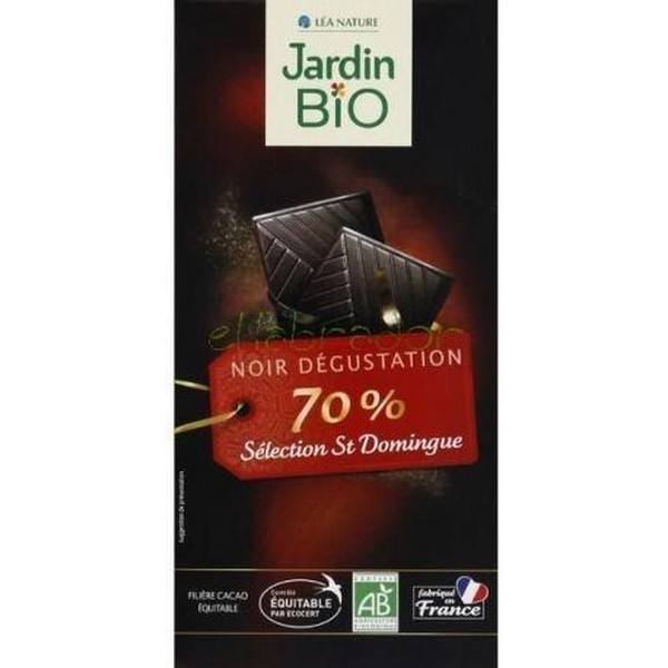 Jardín Bio Chocolate Negro Con Granos De Cacao Torefactado