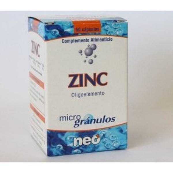 Neo - Zinc - 50 Capsules - Complément Alimentaire Favorise la Fonction Cognitive Normale et Renforce le Système Immunitaire
