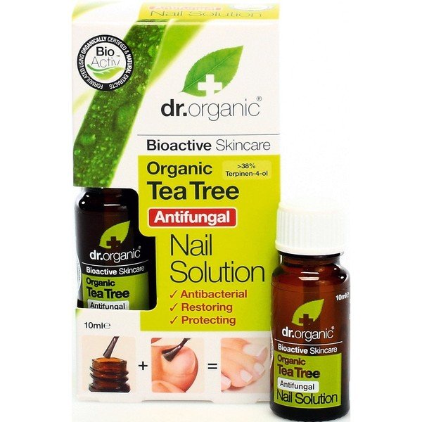 Dr Organic Tea Tree Nagel Oplossing 10 Ml
