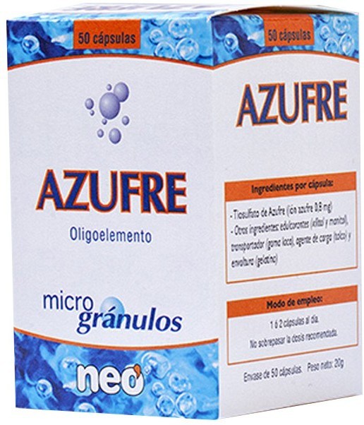 Neo Azufre Microgranulos Neo 50 CáPs