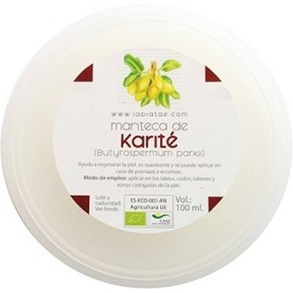 Manteiga de Karité Labiatae 100% Pura. Orgânico 100ml