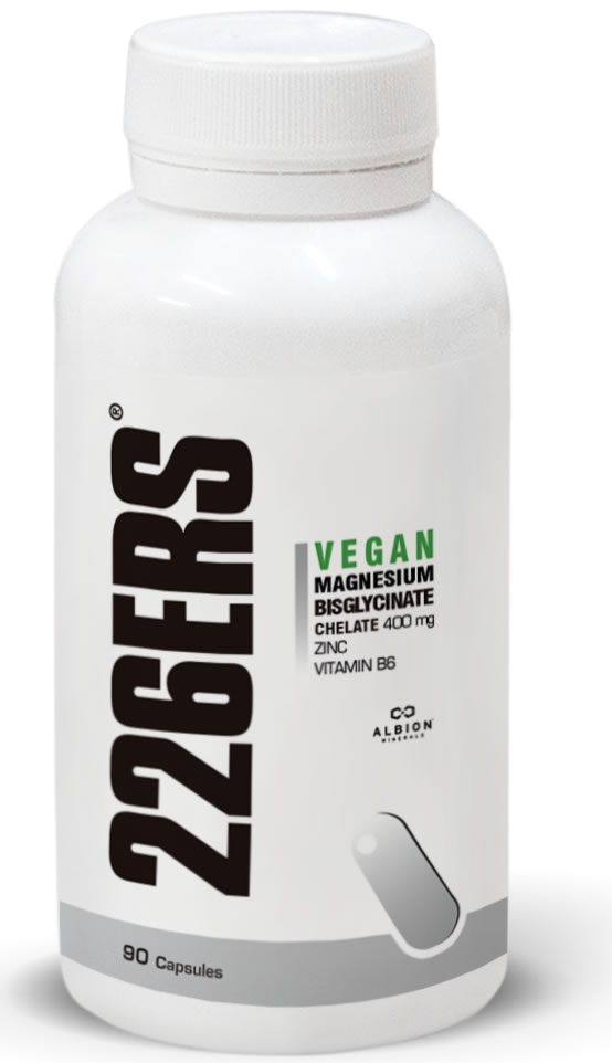 226ERS Magnesio Vegan Magnesium Bisglycinate - Magnesio Quelado, Zinc Y Vitamina B6 90 Caps-image