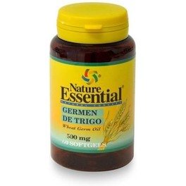 Nature Essential Aceite De Germen De Trigo 500 Mg 60 Perlas