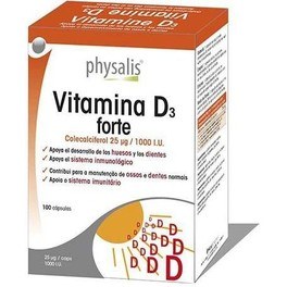 Physalis Vitamine D3 Forte 100 Gélules