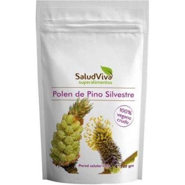 Salud Viva Poudre de pollen de pin sylvestre 100 grammes - Riche en nutriments