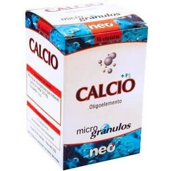Neo - Calcio 50 Cápsulas - Para el Cuidado de Huesos y Articulaciones - Regulador del Ritmo Cardiaco