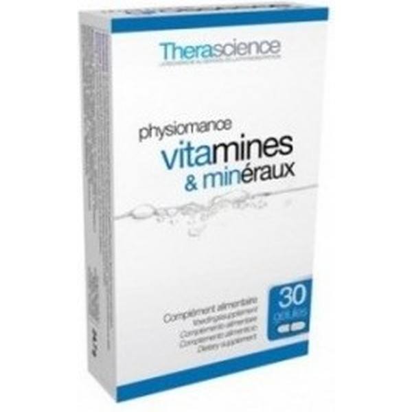 Therascience Vitaminen en Mineralen 30 Caps