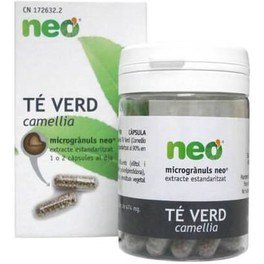 Neo - Extracto de Té Verde 200 mg - 45 Comprimidos- Quema grasa Natural - Estimulante y Relajante