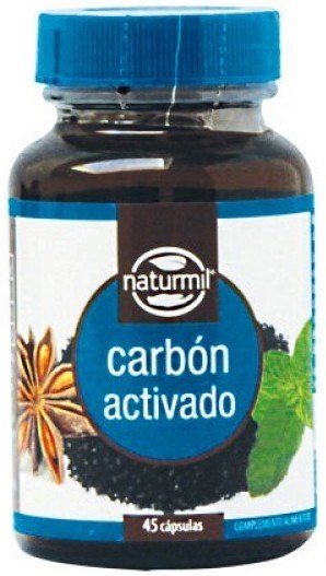 ComposÃ© de charbon actif Naturmil 45 capsules-image