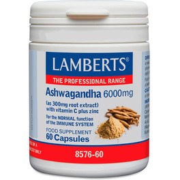 Lamberts Ashwagandha 6000 mg 60 capsules