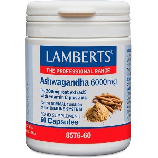 Lamberts Ashwagandha 6000 mg 60 Kap