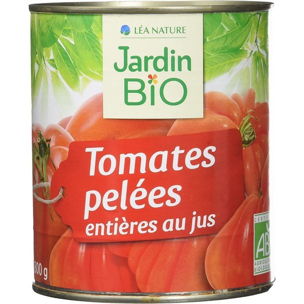 Jardín Bio Hele Gepelde Tomaten 800g