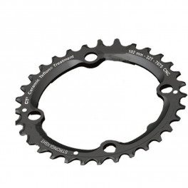 Stronglight Plato Ct2 4 Brazos 2ªposicion 102 Mm Negro 32 Dientes
