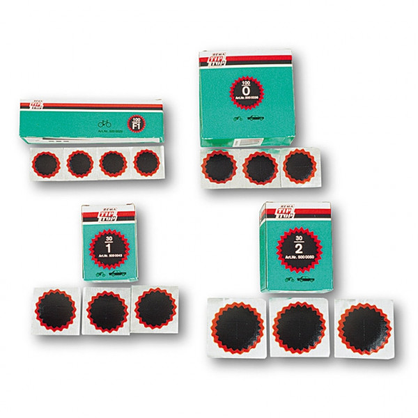 Tip-top Caja Parches Red 0 (100 Unidades)