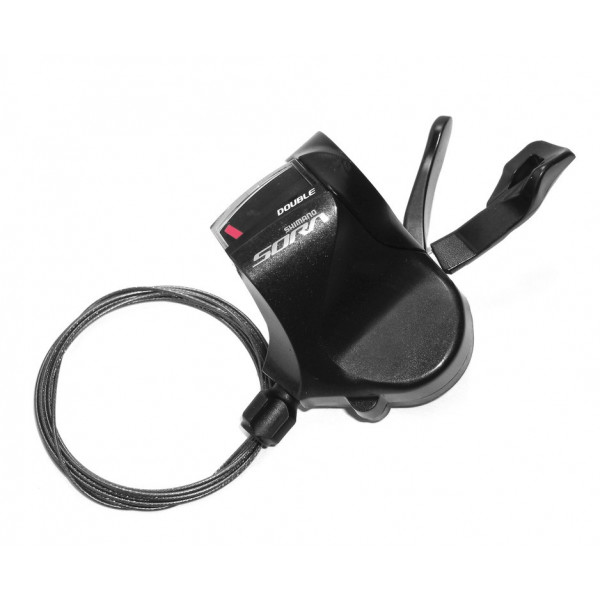 Shimano Maneta Sl-r3000 Sora Rapidfire Plus Izquierdo 2v.1800 Mm Negro Para Manillar Plano