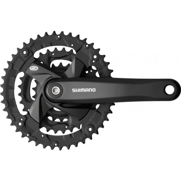 Shimano Juego De Bielas Y Platos Fc-m371 170 Mm 26x36x48 4 Brazos Negro (con Proteccion)