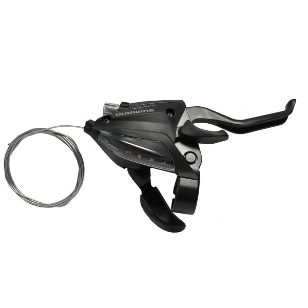 Shimano Maneta Freno/cambio St-ef500 Derecha V-brake 7v.2050 Mm Negro 2 Dedos