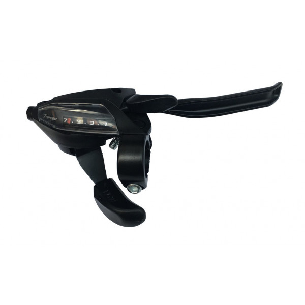 Shimano Maneta Freno/cambio St-ef500 Derecha V-brake 7v.2050 Mm Negro 4 Dedos