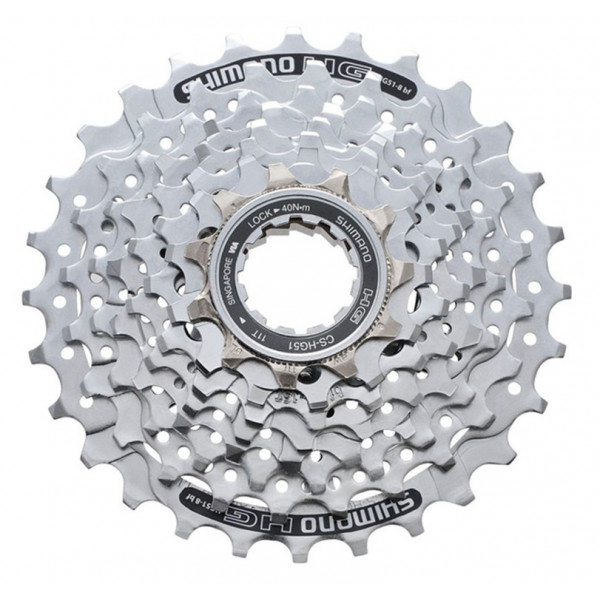 Shimano Cassette Cs-hg51 Plata 8v.(11-28)(11/13/15/17/19/21/24/28)