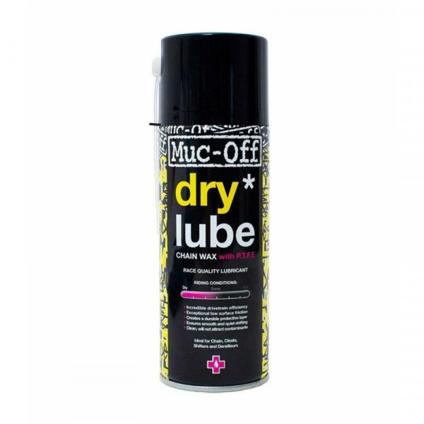 Muc-off Chain Lubricant Spray Dry Environment 400 ml (Trocken-Ptfe-Kettenschmiermittel)