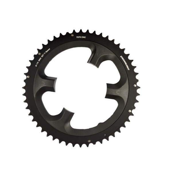 Stronglight Plato Compatible Shimano 105 D12 110 49 Dientes 4 Brazos Negro