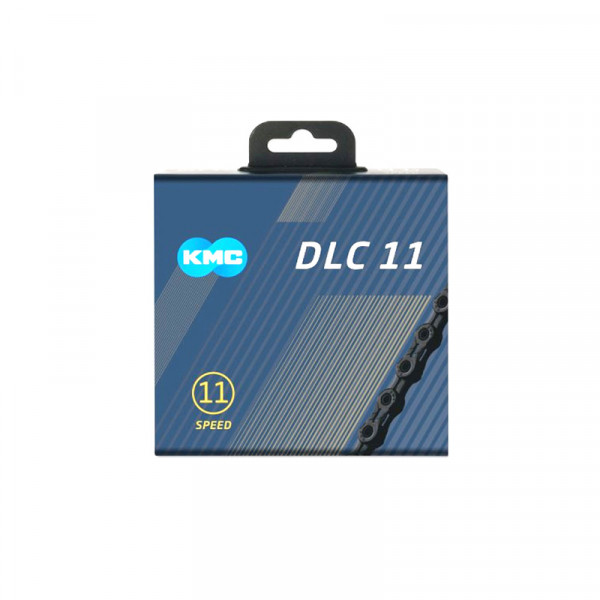 Kmc Chain X 11 Sl Dlc Preto/preto 116-11v.