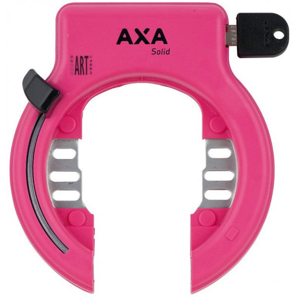 Axa Candado Cuadro Solid Xl Fijacion Cuadro Apertura Ancho 58 Mm Rosa Peso 630 G