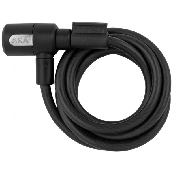 Axa Cable Espiral Antirrobo Newton 150 Longitud 150cm ø10mm Negro