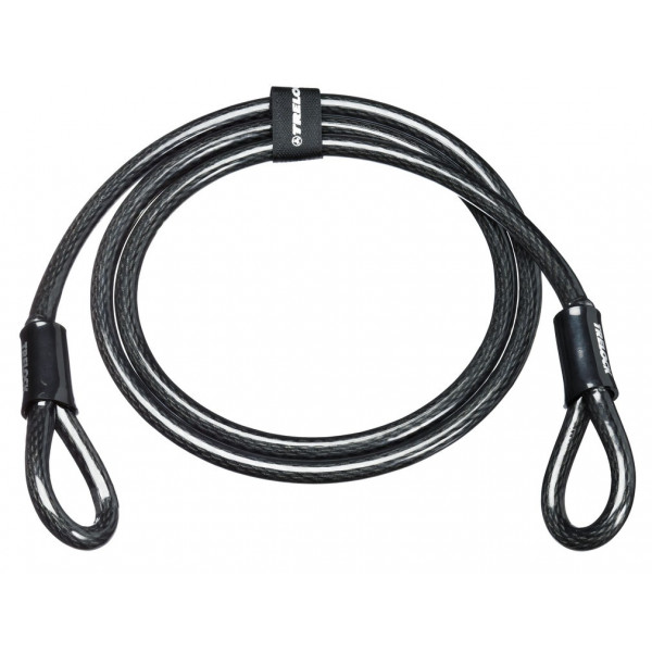 Trelock Loses Kabel mit 2 Durchgangslöchern Zs180/180/12 180 cm x 12 mm