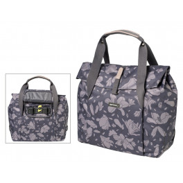 Basil Bolsa Tras.  Magnolia Shopper Gr/magnolias Imperm.18l(42x16x39)cierre Ajustable(de Mano/hombro)