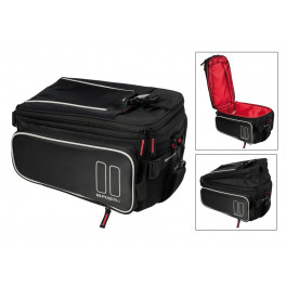 Basil Bolsa Tras.  Sport Design Trunkbag Reflect.negro Imperm.7-15l(36x26x18)(mano/bandol.)cierre Crem