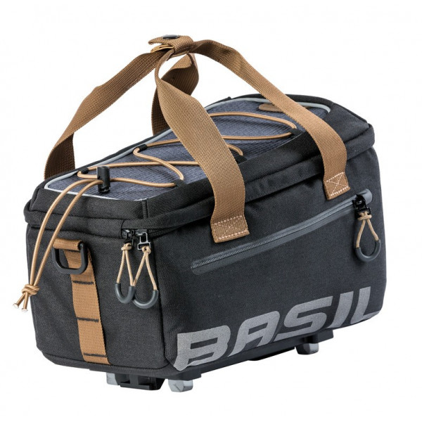 Basil Bolsa Portabultos Mik Miles Impermeable Negro/marron 7l