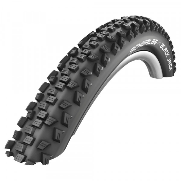 Pneu Schwalbe Black Jack 26x1.90 K-guard HS407 Liteskin Active Sbc Rigide Noir 47-559