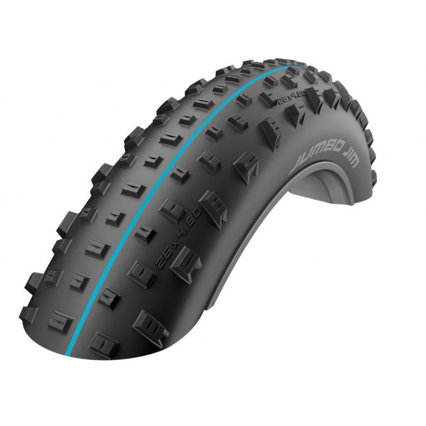 Schwalbe Cubierta Jumbo Jim 26x4.00 Hs466 Liteskin Evolution Addix Plegable Negro 100-559