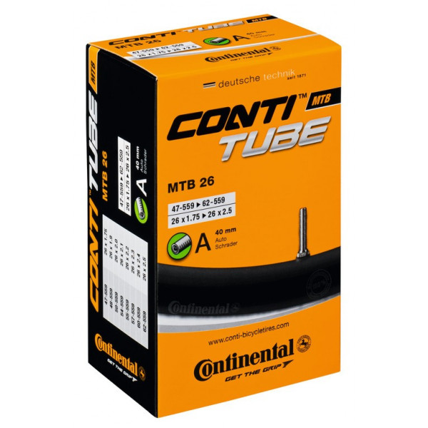 Continental Mtb Schlauch 26x1.75-2.30 Dunlop Ventil 40 Mm