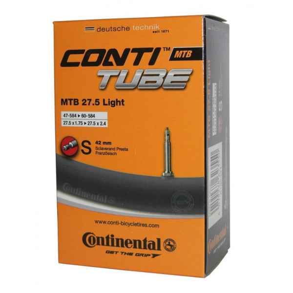Continental MTB-Schlauch 27,5 x 1,75-2,40 Leichtes Presta-Ventil 42 mm