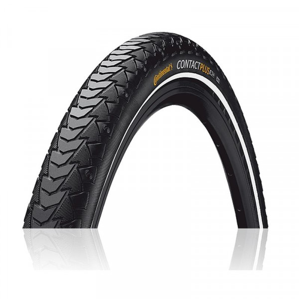 Continental Pneu Contact Plus Reflex 26x1.75 Rigide Noir 47-559