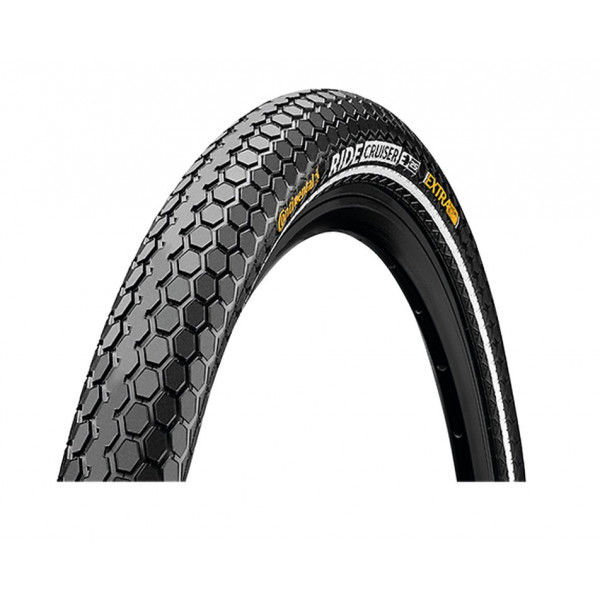 Continental Cubierta Ride Cruiser 28x2.00 Rigida Negro Reflectante 50-622