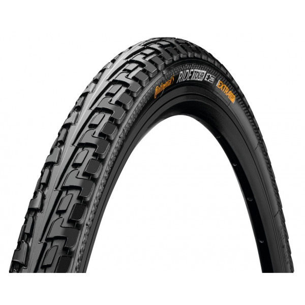 Continental Tire Ride Tour 700x42c preto rígido com reflexivo 42-622