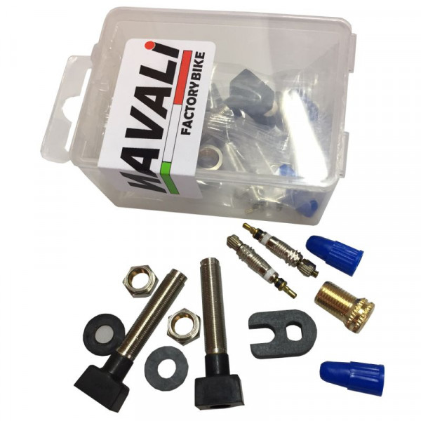 Jeu de valves tubeless carrées Navali 44 mm