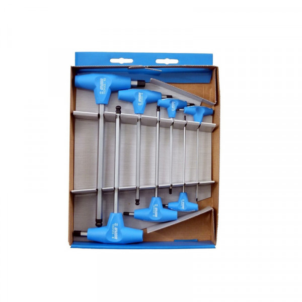 Unior Kit lange kogelkop inbussleutels 1,5 mm tot 10 mm (7 stuks)