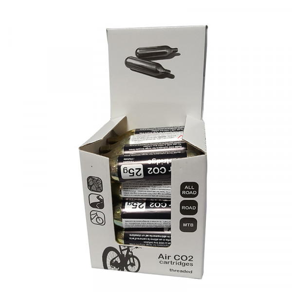 Bicisupport Co2 Air Kartuschenflasche 25 G (20 Stück)