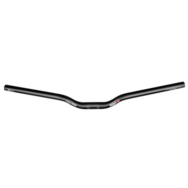 Ergotec Manillar Ergo Xl Aluminio 630 Mm 25.4 Altura 30 Mm 14º Negro Mate