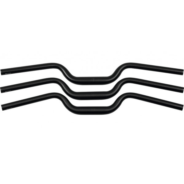 Ergotec Manillar M-bar S Aluminio 700 Mm 31.8 Altura 44 Mm 14º Grip 200 Mm Negro Mate