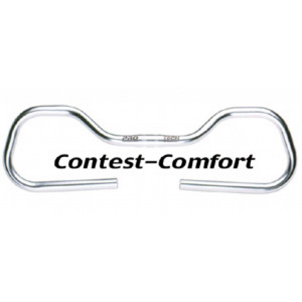 Ergotec Manillar Contest Comfort Aluminio 570 Mm 25.4 Altura 42 Mm 3º Plata Anodizado