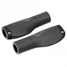 Ergotec Juego De Puños Aero 2 Mtb 135/135 Mm Diametro 22 Mm Kraton Negro/gris Peso 142 G (par)