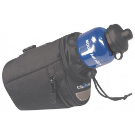 Klick-fix Bolsa Klickfix Para Tija De Sillin Micro Bottle Bag Adaptador Incluido 9x14x15 Cm Negro