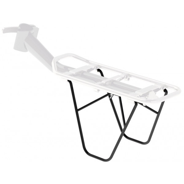 Tubus Adaptador Bolsas Para Sistema Racktime Clipit Negro Con Fijacion Lateral